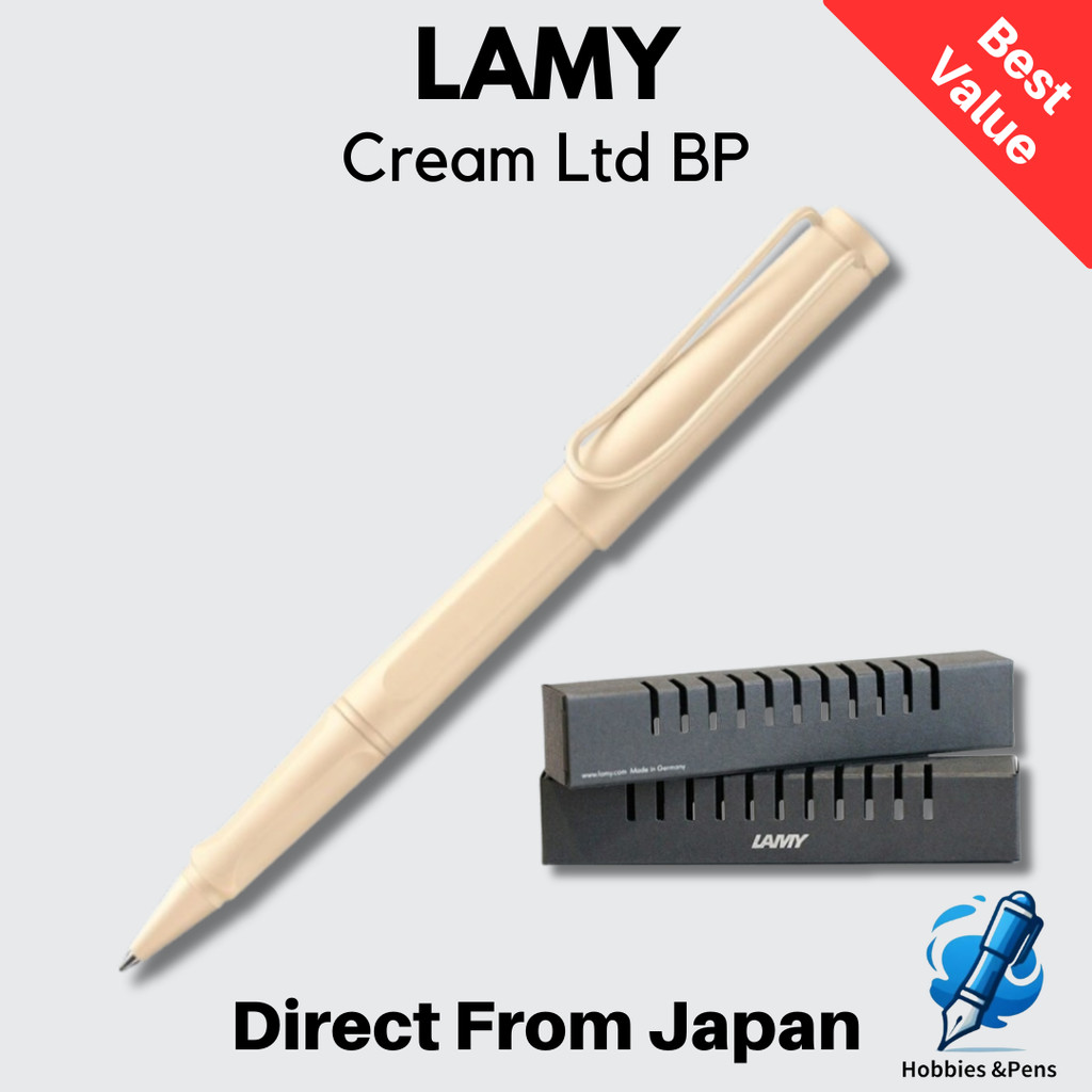 LAMY Safari Cream L320CR Ballpoint Pen Limited Edition Water-Based Authentic Japan