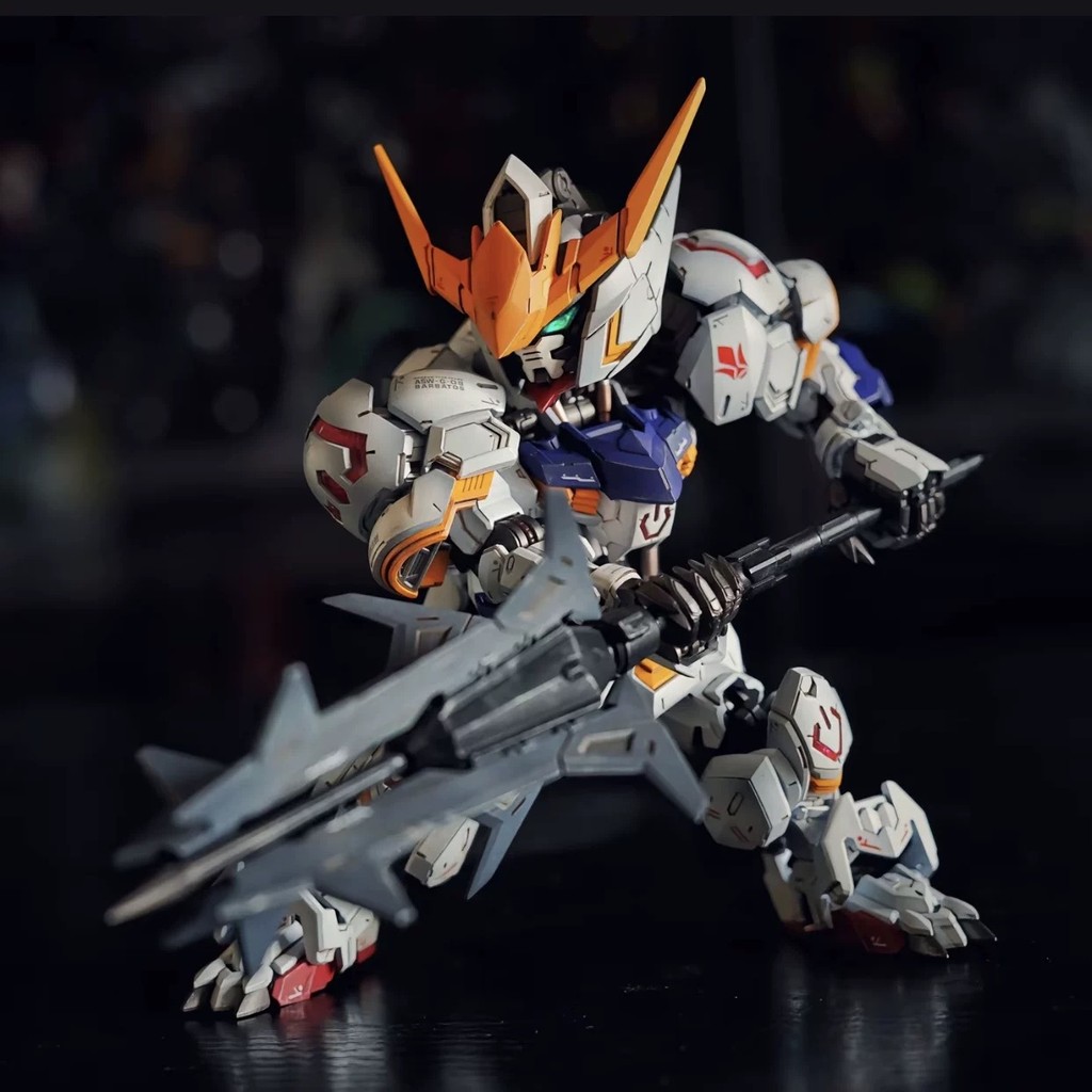 High-MGSD MGSD Barbatos-MGSD Freedom-MGSD Freedom สีโปร่งใสรุ่น Q-รุ่นรูปของเล่นกันดั้ม