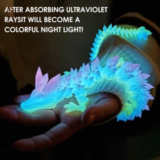 22เซนติเมตร3ง พิมพ์มังกร/งูของเล่นไฟกลางคืนรุ่นสําหรับห้องนั…