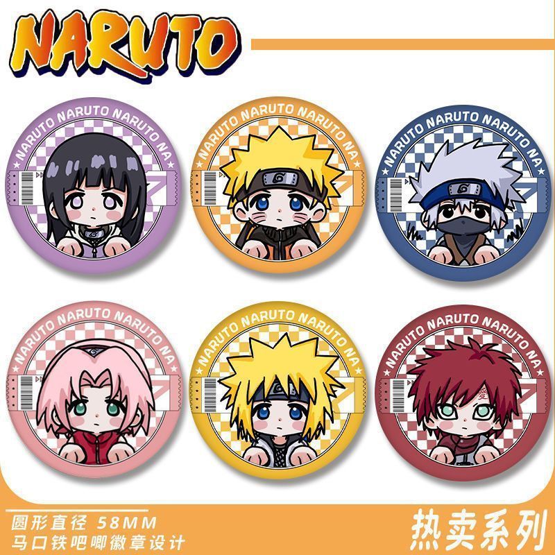 สินค้าใหม่ Shadow Ninja Cosplay Bar Badge Cartoon Edition น่ารัก Hyuga Naruto Hinata Doujin