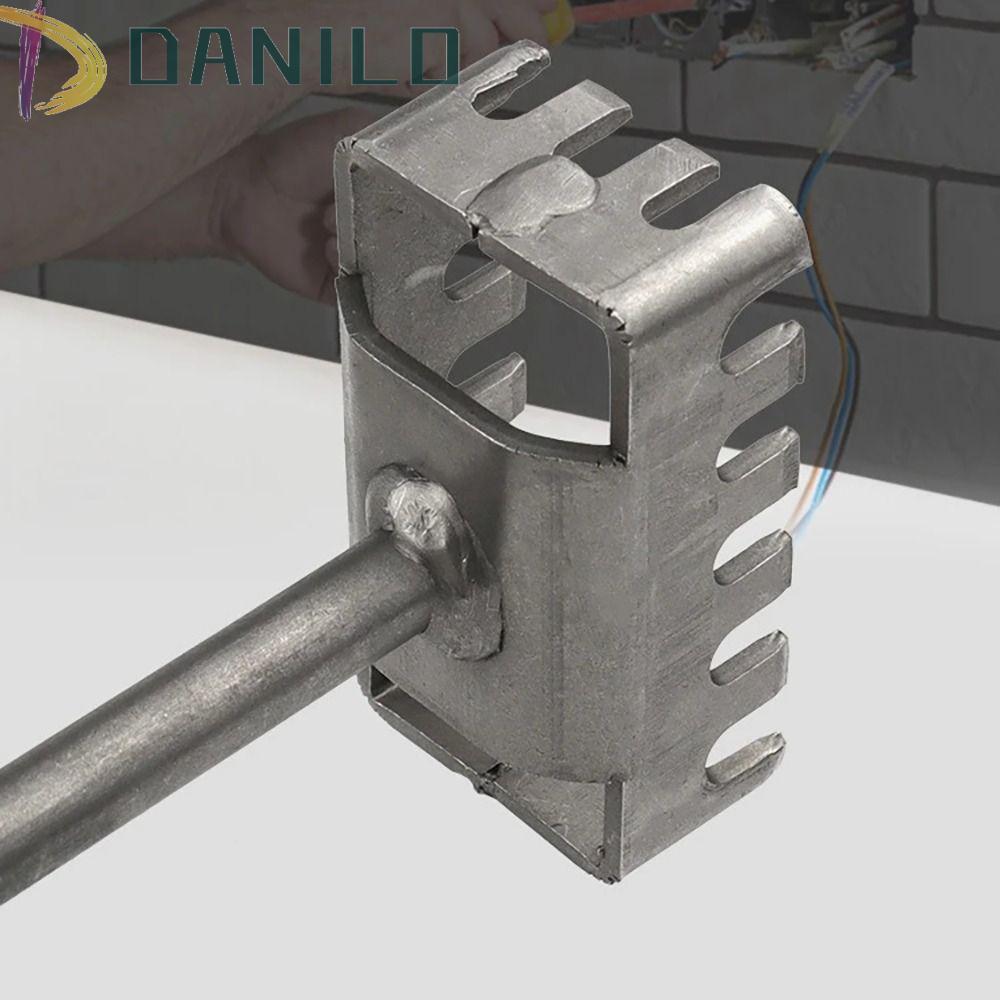 DANILO Square Socket Puncher, Punch Square-handle 4 Pits Square Hole Cutter, Round-handle 2 Grooves 