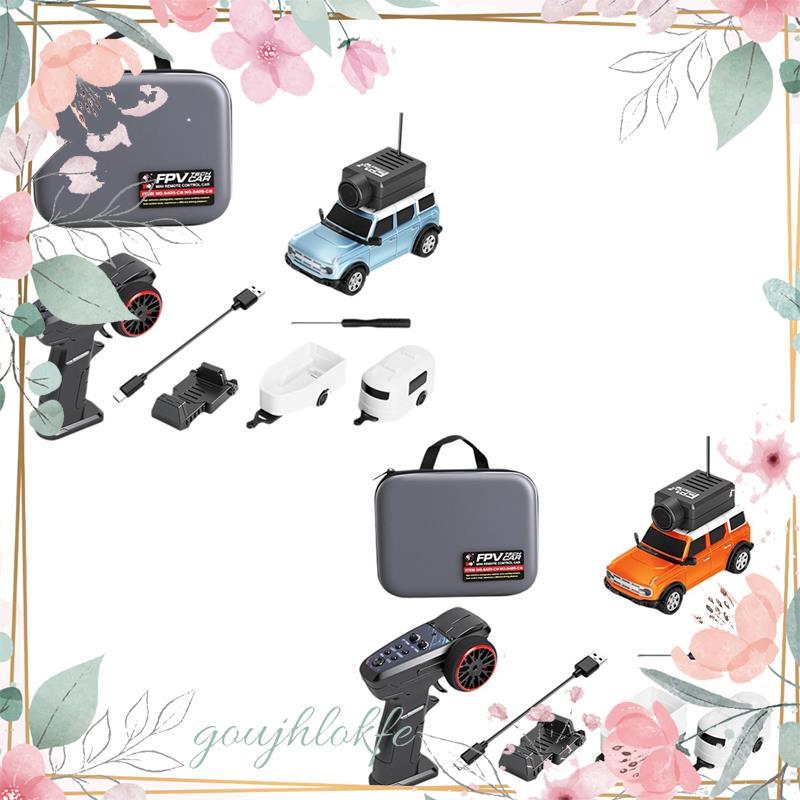 1:64 FPV RC รถ 6405-C Mini Racing Car Kit FPV VTX 720Pกล้องBuilt-in Gyroscope 2.4G Appควบคุมภาพ + วิ