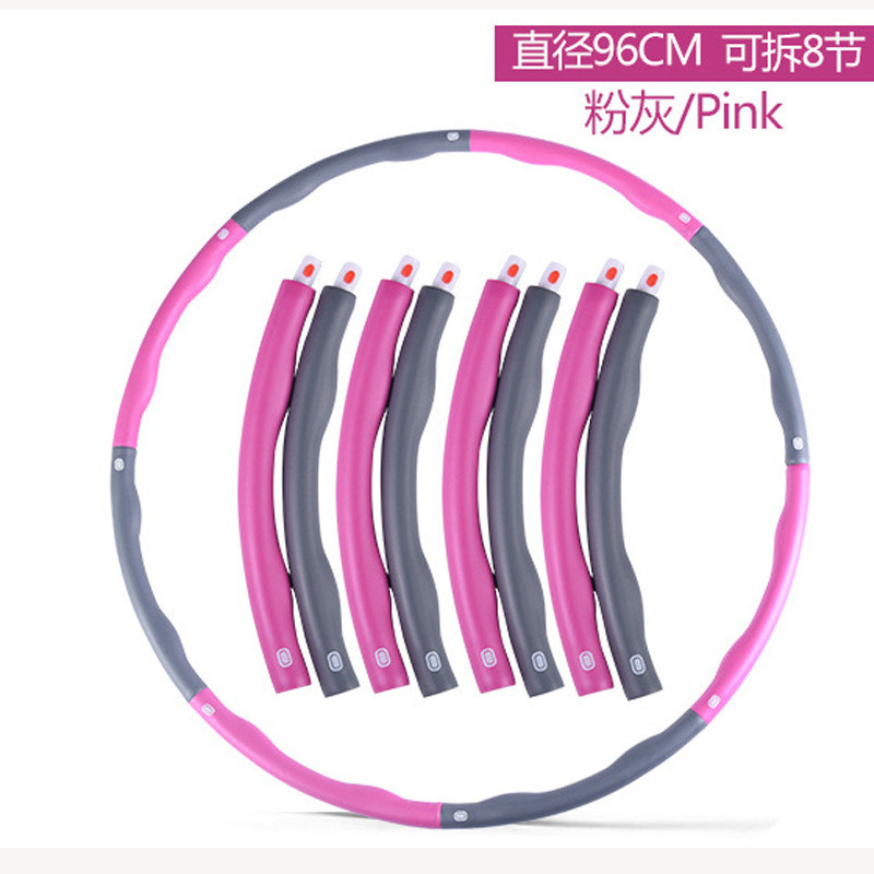 เอวสวยพิลาทิส Hoop Hula Hoop เด็กฟิตเนสหญิงออกกําลังกาย Abdomen-Ledding Mus