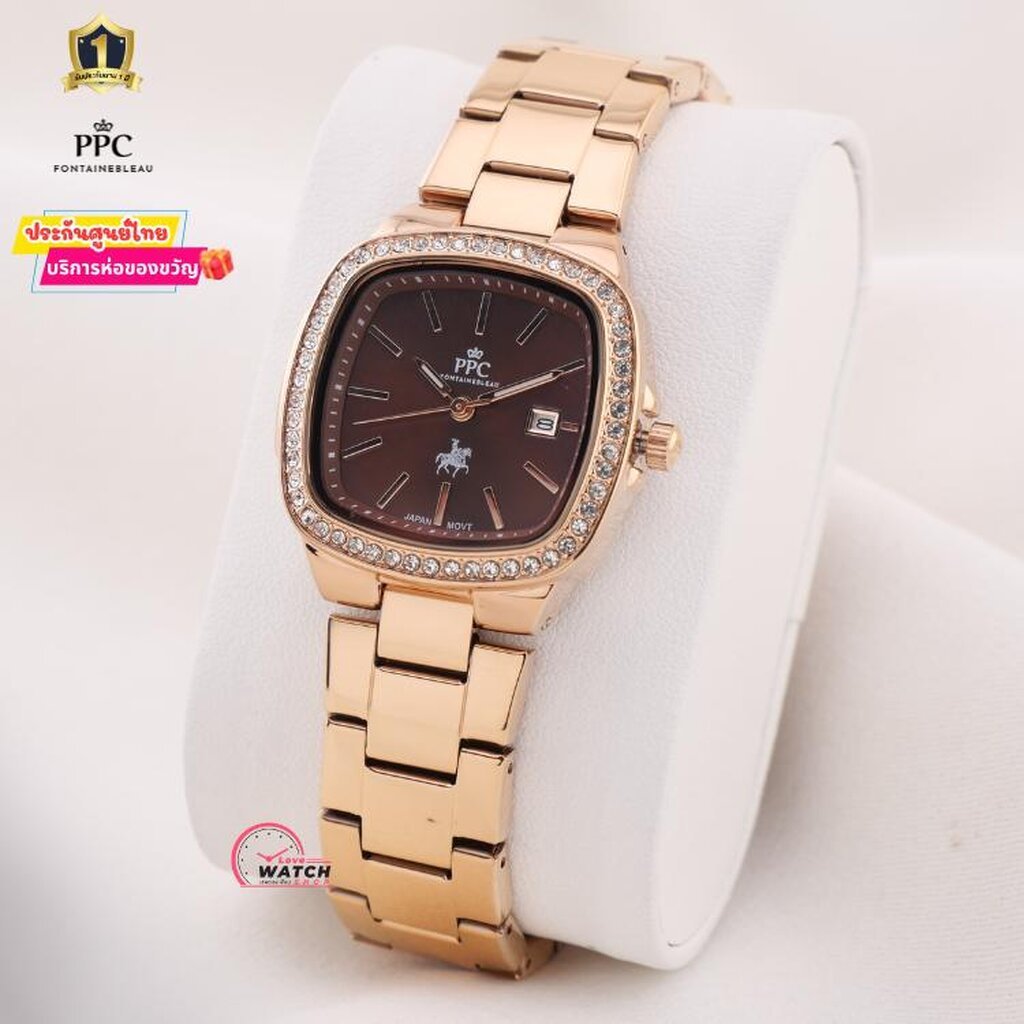 PPC FONTAINEBLEAU PPC-EF15นาฬิกาผู้หญิงPPCนาฬิกาPPC FONTAINEBLEAUสุดหรูของแท้ประกันศูนย์ไทย
