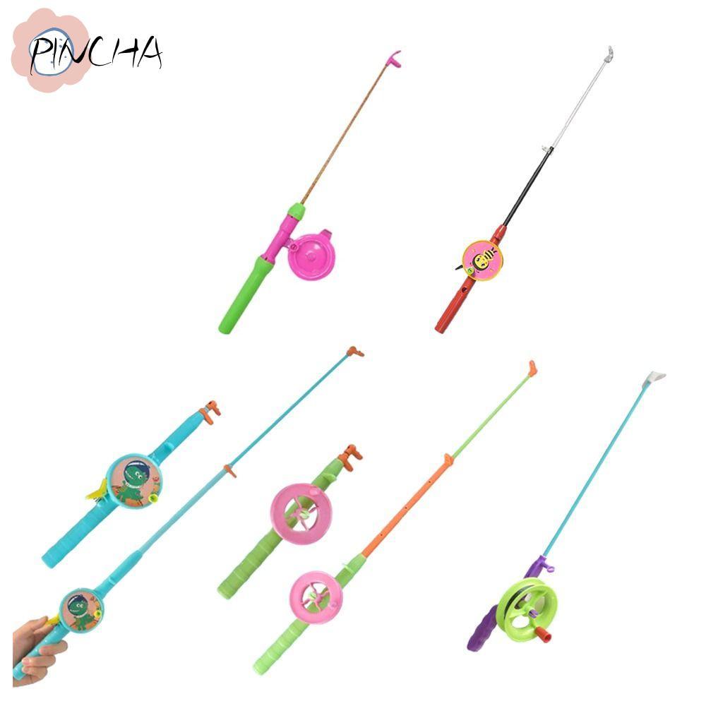 PINCHA Mini Kites Rods,ยืดDiverseสไตล์เด็กตกปลาKities Rods,คุณภาพสูง 38 ซม./58 ซม./80 ซม.การ์ตูน 50 เมตรสายตกปลา Rodsสําหรับของขวัญเด็ก