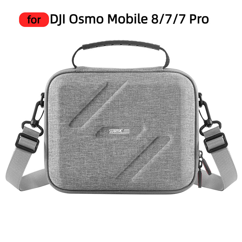 เหมาะสําหรับ DJI Osmo Mobile 8/om7/om7 Pro กระเป๋าเก็บความจุขนาดใหญ่แบบพกพา, กระเป๋าสะพายข้างที่รองรับไนลอน om8