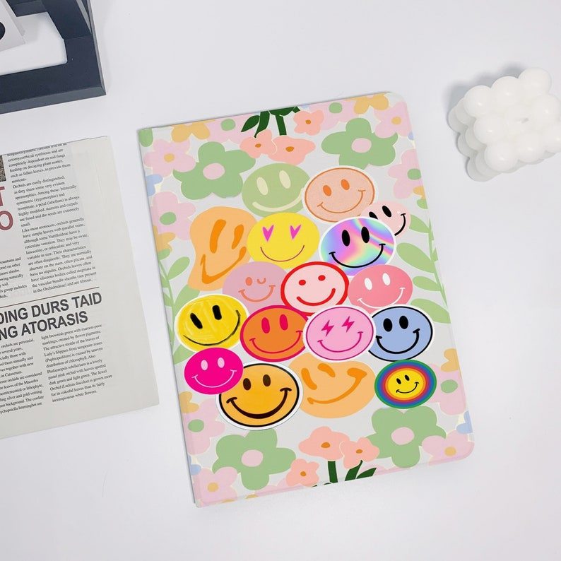 หน้ายิ้มiPad Air 5 2022 iPad 10 2022 เคสiPad 9,iPad Pro 11 "12.9 2022 iPad Pro 12.9 2021 iPad mini 6