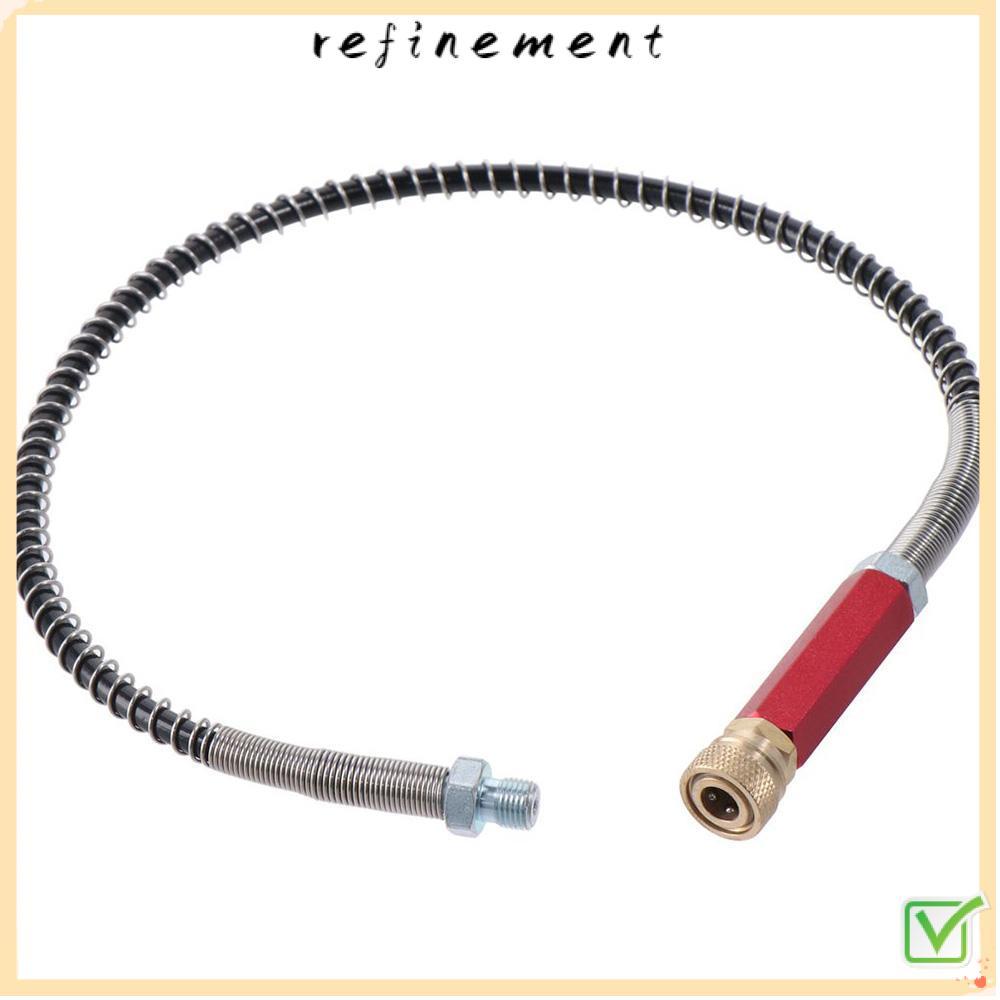 REFINEMENT 4500psi ท่ออัตราเงินเฟ้อสปริงแรงดันสูง, คอปเปอร์เหล็ก 63mpa 50 ซม.ท่อปั๊ม 8 มม.หญิง Quick