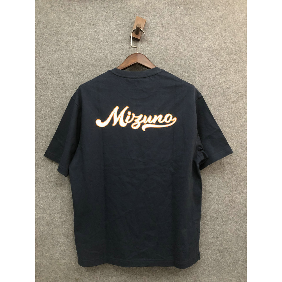 เสื้อยืดแขนสั้นคอกลมลําลองสําหรับบุรุษและสตรีของ Mizuno D2CA33E2