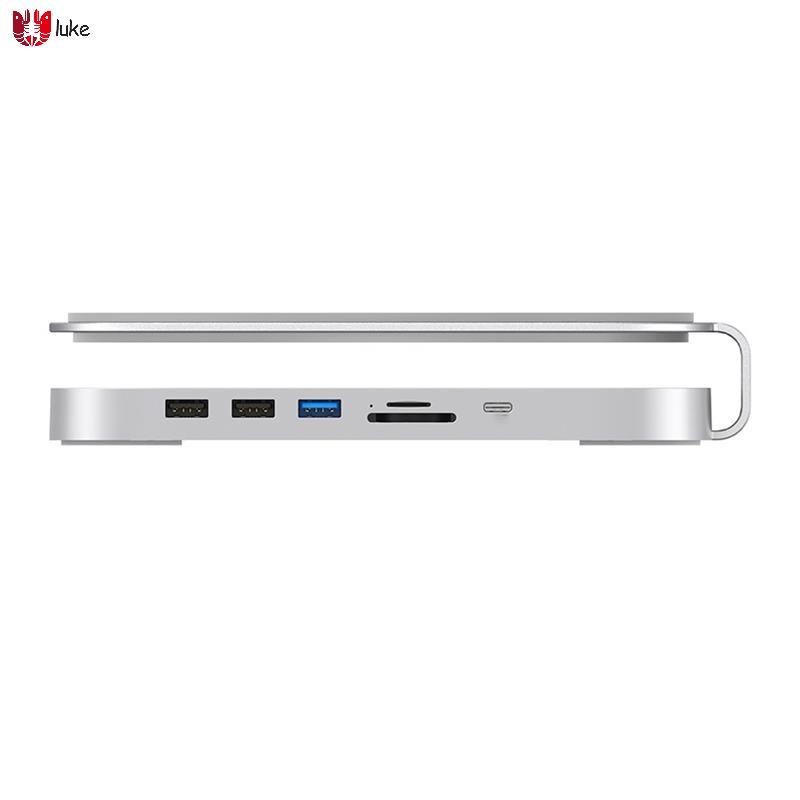 Docking Station USB C Hub พร้อม Hard Drive Enclosure Type C NVME M. 2 SSD Case 4K M1 M2 สําหรับ Mini