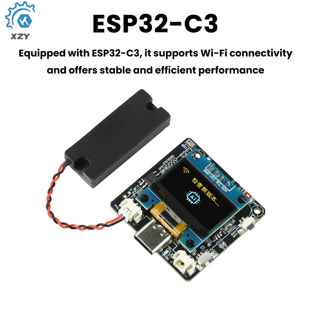 ESP32-C3 0.96 นิ้วบอร์ดพัฒนาหน้าจอ Ai โมดูลเสียงบทสนทนารองรับบูรณาการด้วย Xiaozhi/Deepsek/Doubao/Qwe