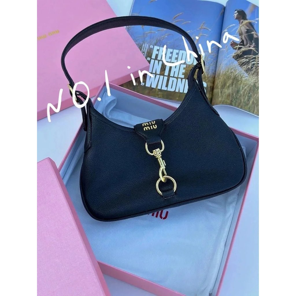 MIMIU/Muu hobo Shoulder Bag miu Underarm Bag Muu Bag