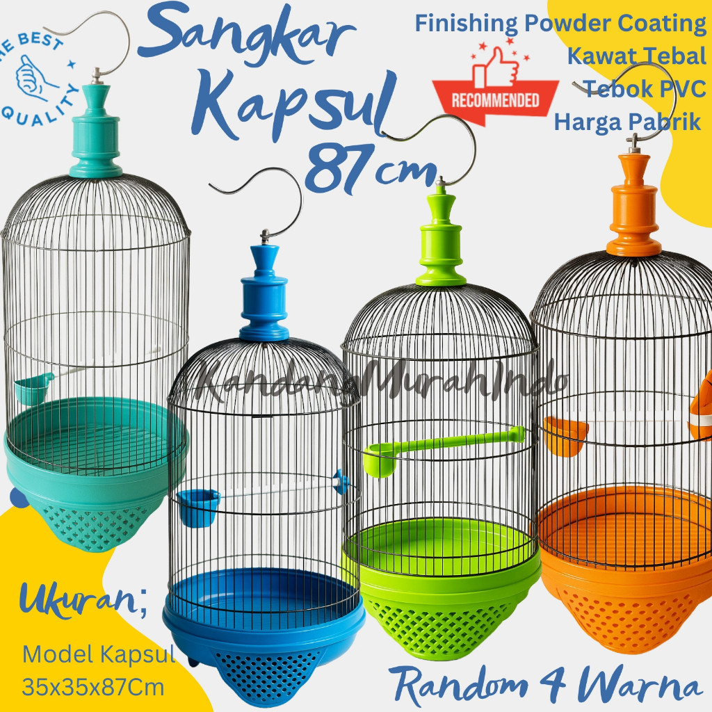 LOVEBIRD CAPSULE BIRD CAGE / MINION CAGE / BIRD CAPSULE CAGE / FACTORY CAPSULE CAGE