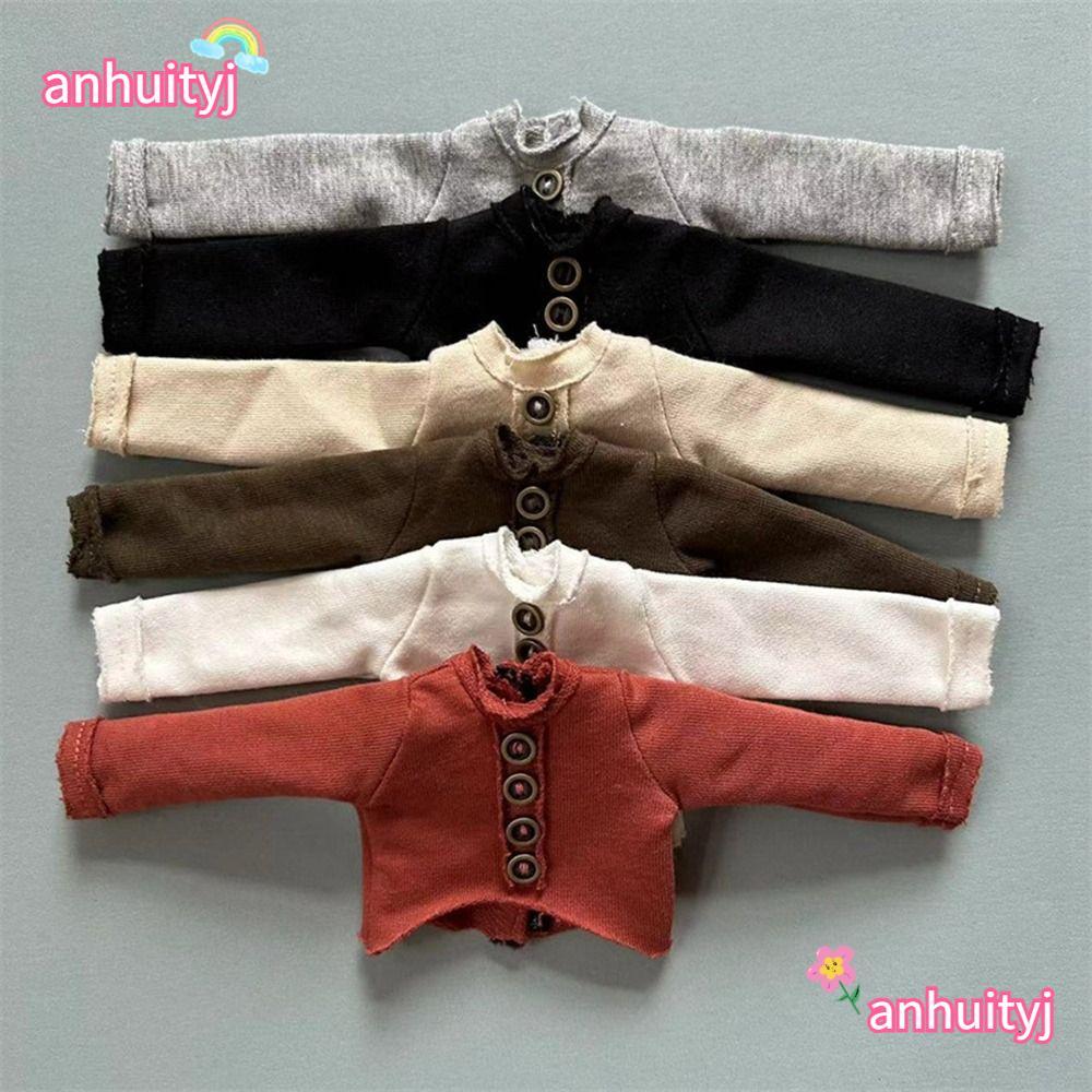 ANHUITYJ Casual Top,น่ารักแฟชั่นเสื้อยืดกางเกง,คุณภาพสูงDIY Miniของขวัญของเล่นสําหรับตุ๊กตาบลายธ์สํา
