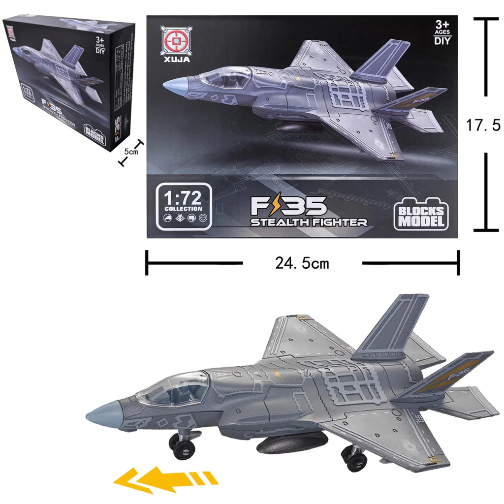 ประกอบเครื่องบินรุ่น F35 F14 F22 SU35 SU35S SU57 SU57S B2 - พลาสติกแข็ง ตกแต่งไม่ซ้ําใคร M4 IORI