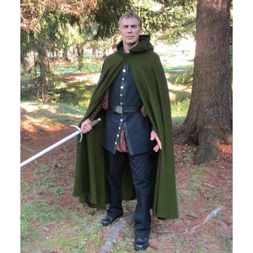 [พร้อมสต็อก] ใหม่สไตล์ยุคกลางเสื้อคลุมเสื้อคลุมฮาโลวีนไวกิ้งเวทีตัวช่วยสร้างประสิทธิภาพเครื่องแต่งกายนักรบประสิทธิภาพเครื่องแต่งกายอุปกรณ์ประกอบฉาก WJG - รูปที่ 5