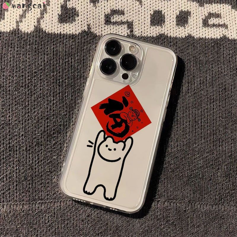 สําหรับRedmi 15 15C 14C A5 หมายเหตุ 14 K80 Turbo 4 Pro Plus 4G 5G Redmi15 เคสโทรศัพท์จีนปีใหม่สายCat