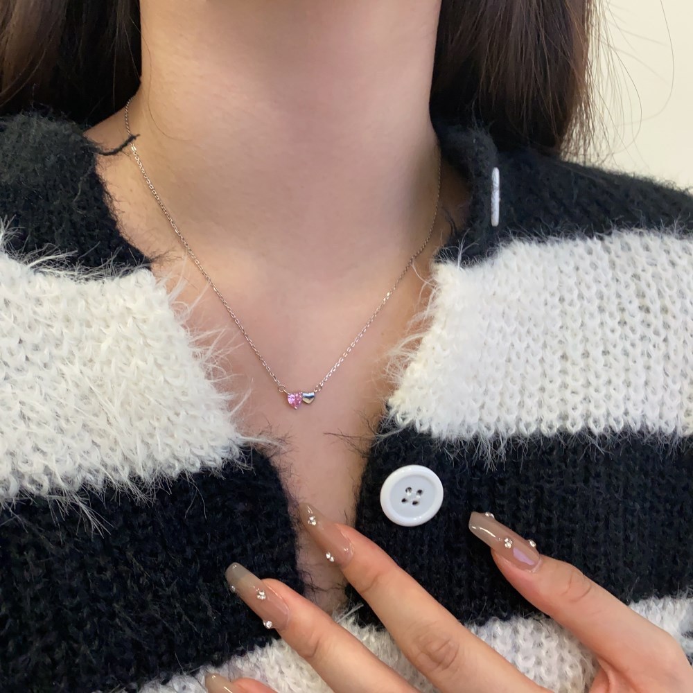 สร้อยคอเงินแท้ Female Hearts S925