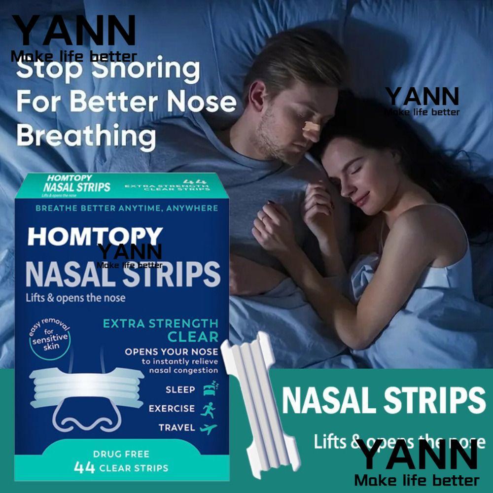 YANN Nose Strips, Better Breathe Sensitive Skin Stop Solution Extra Stronght Nasal Strip, Strong Sle