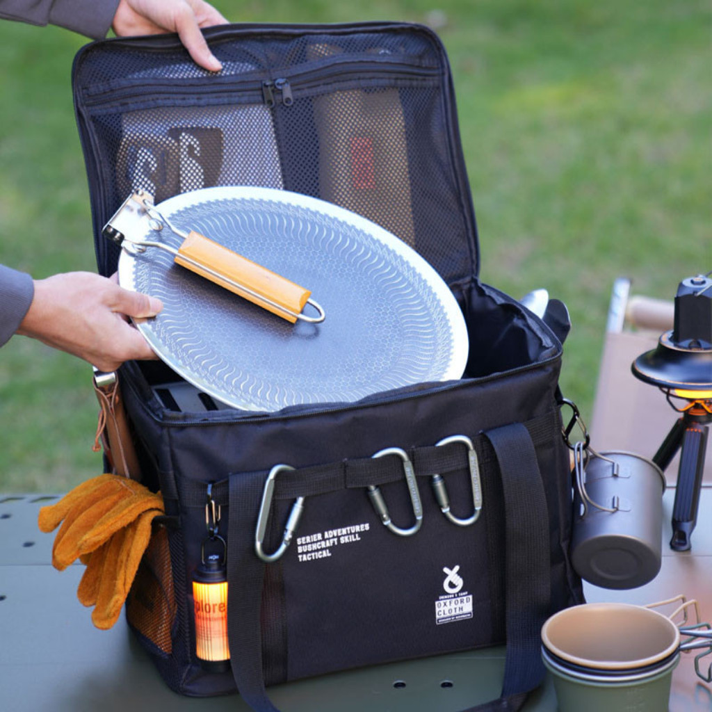 กระเป๋าถังแก๊ส กระเป๋าแคมป์ปิ้ง ความจุขนาดใหญ่ แบบพกพา ความจุ 30ลิตร เหมาะกับปิกนิก สําหรับตั้งแคมป์กลางแจ้ง - รูปที่ 3