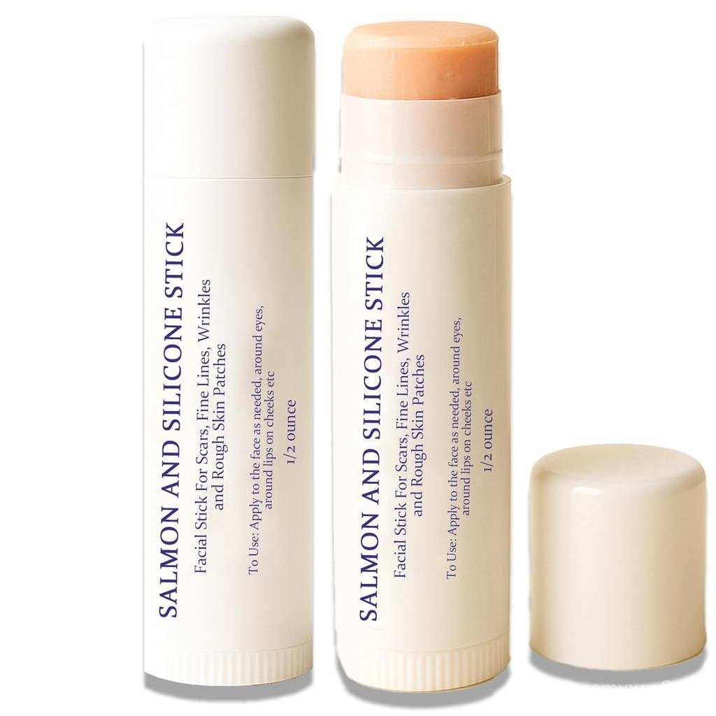 Salmon Silicone Scar Stick | With Salmon Seed Oil, Hyaluronic Acid & Castor Oil | Hydrates & Smooths