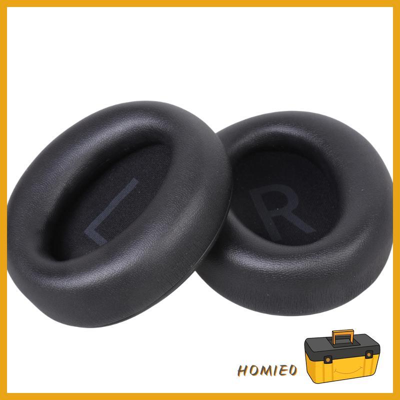 HOMIE0 ที่ปิดหูกันหนาวสําหรับ BH76 Plus ชุดหูฟังแผ่นรองหูฟังฟองน้ําแผ่นรองหูฟัง