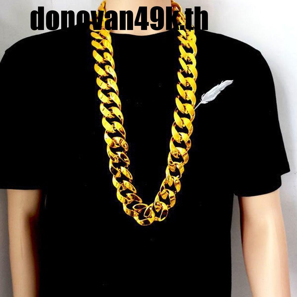 DODONVAN49K สร้อยคอนามธรรมแบบผู้ชาย สไตล์โซ่ พร้อมให้เป็นของขวัญวันเกิดที่โดดเด่น