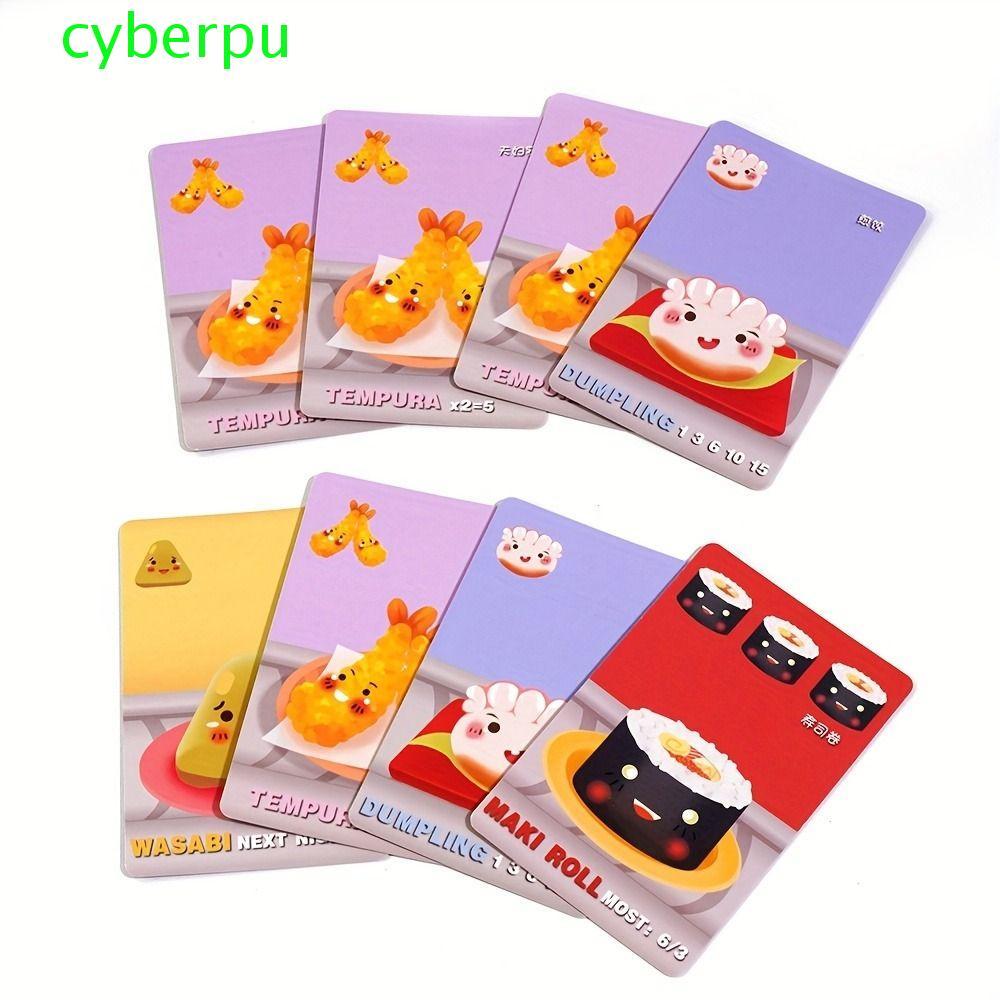 CYBERPULSE Sushi Go Pick And Pass Card, Family Casual Party Family Get-together Sushi Go Card Game, 