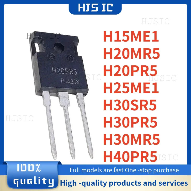 5PCS H15ME1 H20MR5 H20PR5 H25ME1 H30SR5 H30PR5 H30MR5 H40PR5 TO-247 Field Effect ทรานซิสเตอร์