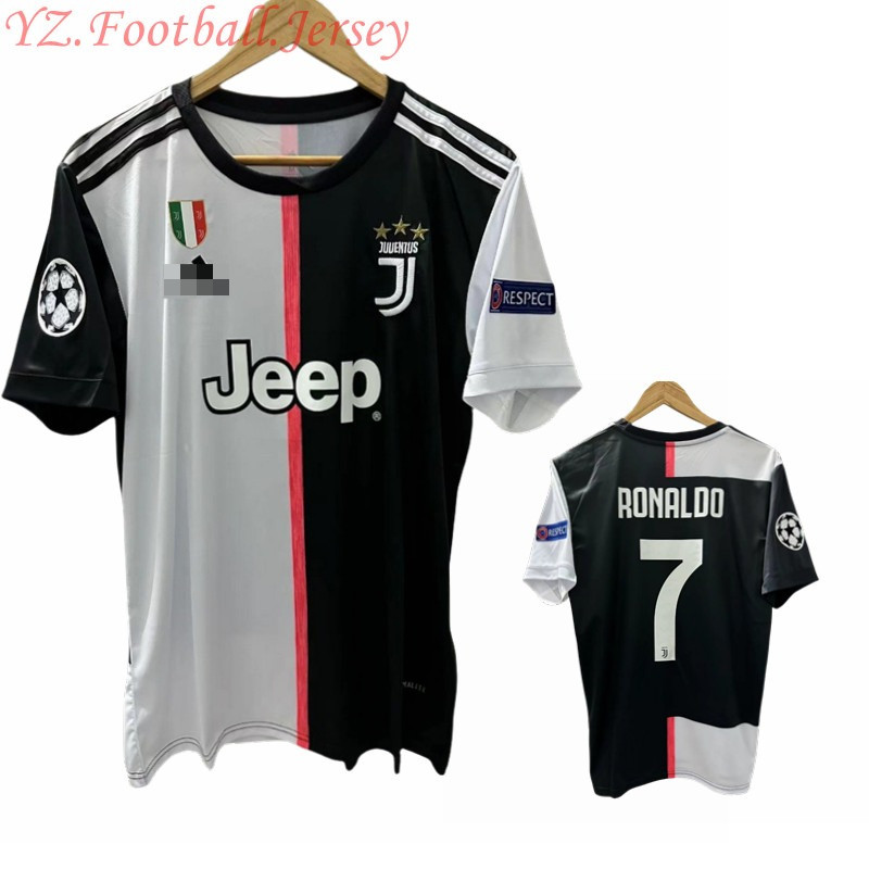 เสื้อทีมฟุตบอล Juventus Home Classic Style - แบบกำหนดเองสำหรับ Ronaldo และ Dybala