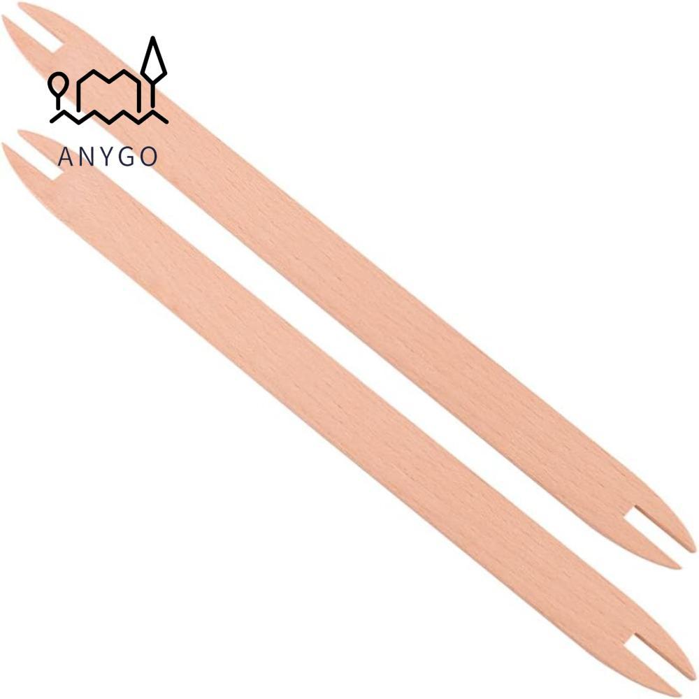 YRBWDYZDH เครื่องมือทอผ้า, Log สี 2 ชิ้นทอผ้า Loom ไม้ 30*2.3 ซม.ทอผ้าอุปกรณ์เสริมทอมือ
