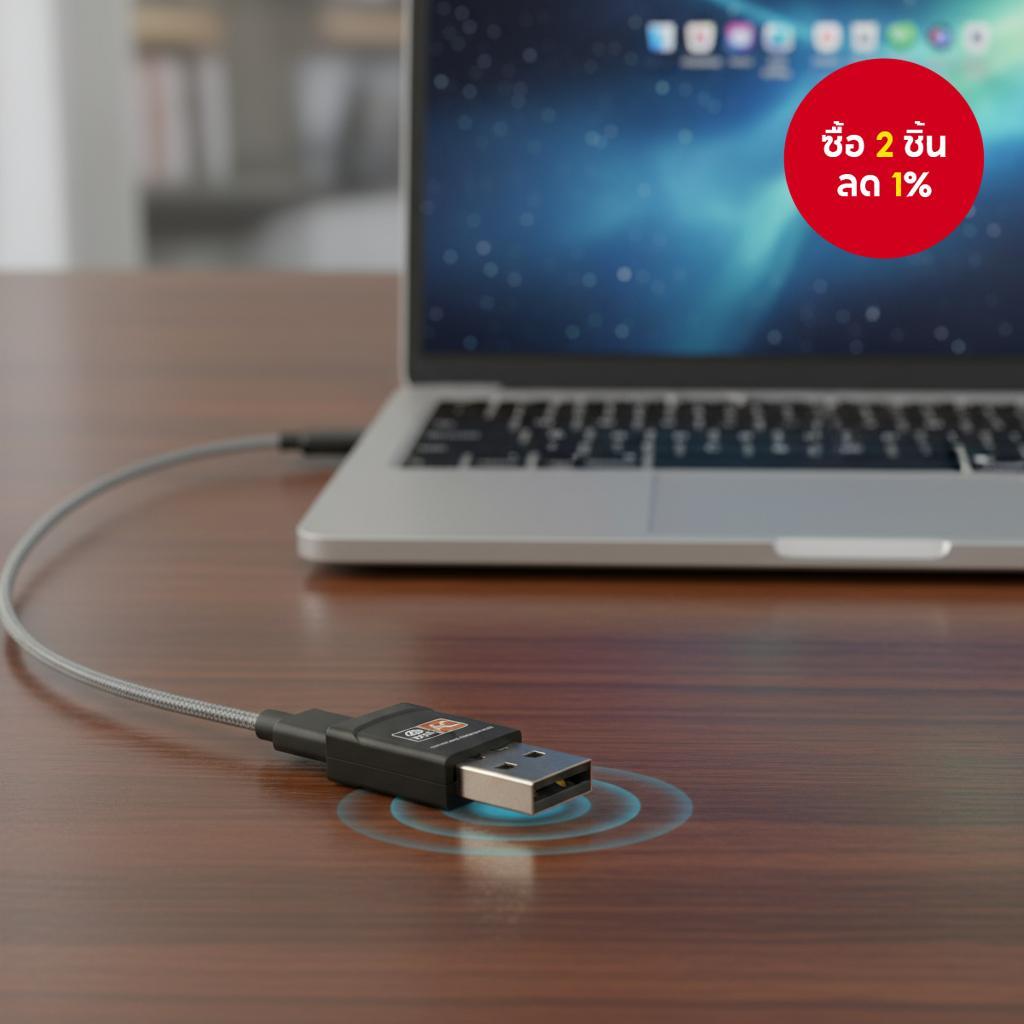 การ์ดไร้สาย WiFi และ Bluetooth USB 3070 สําหรับใช้งานกับคอมพิวเตอร์ตั้งโต๊ะและแล็ปท็อป