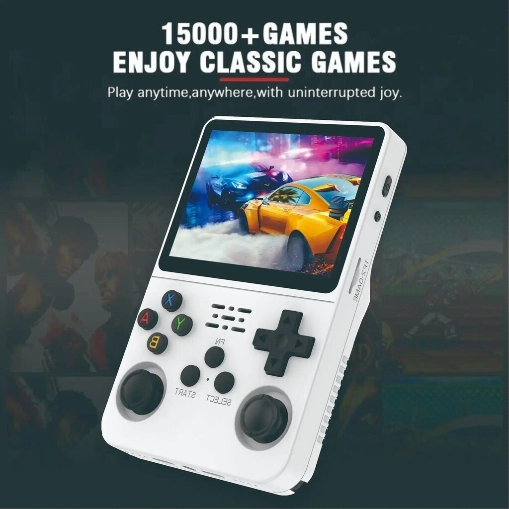 128GB Retro Handheld Video Game Console Linux System 3.5 Inch IPS Screen Portable Pocket Video Playe