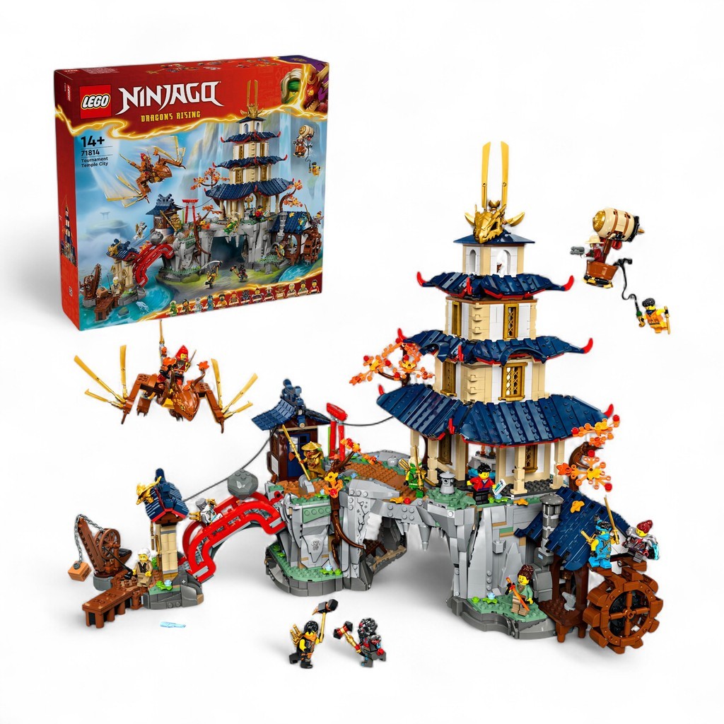 LEGO 71814 Ninjago Tournament Temple City Building ชุดของเล่น (3489 ชิ้น)