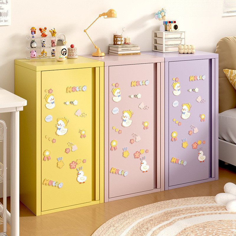 Tipina Cream Style Dopamine Home Living Room Malone Kid Bedroom Bedside Ultra-Narrow Bedroom Furnitu