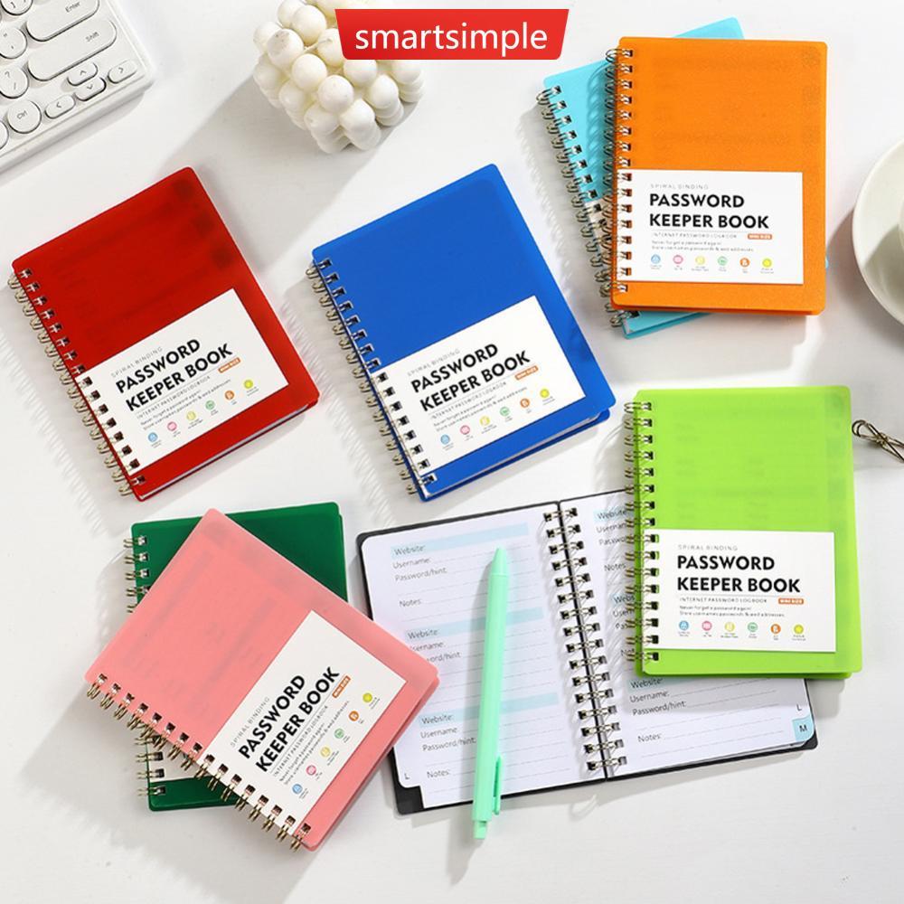 SMARTSIMPLE A6 รหัสผ่าน Keeper โน้ตบุ๊คแท็บตัวอักษรอินเทอร์เน็ต Login บัญชีสําหรับการจัดการใบอนุญาตร