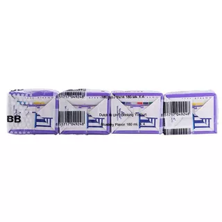 ดัชมิลล์นมเปรี้ยวยูเอชทีรสบลูเบอร์รี่ 165มล. แพค 4 DutchMill Blueberry 165ml X4 [หมายเลขบาร์โค้ด 8851717049248 ]