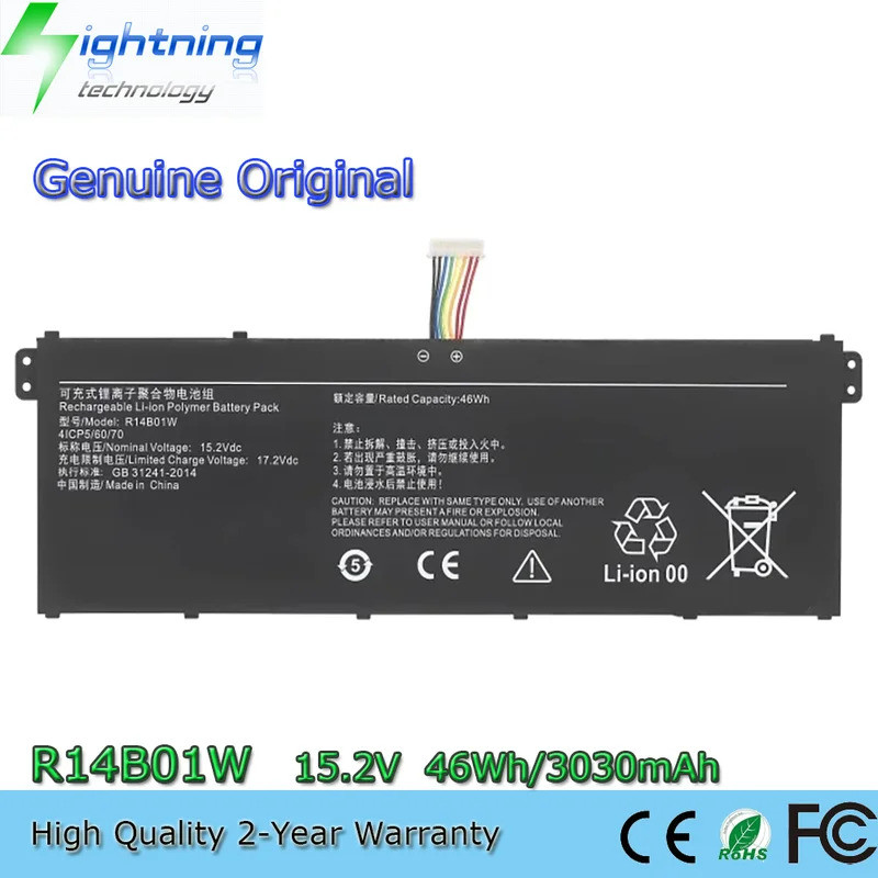 R14B01W แบตเตอรี่สําหรับ Xiaomi RedmiBook 14 XMA1901-A XMA1901-B XMA1901-D