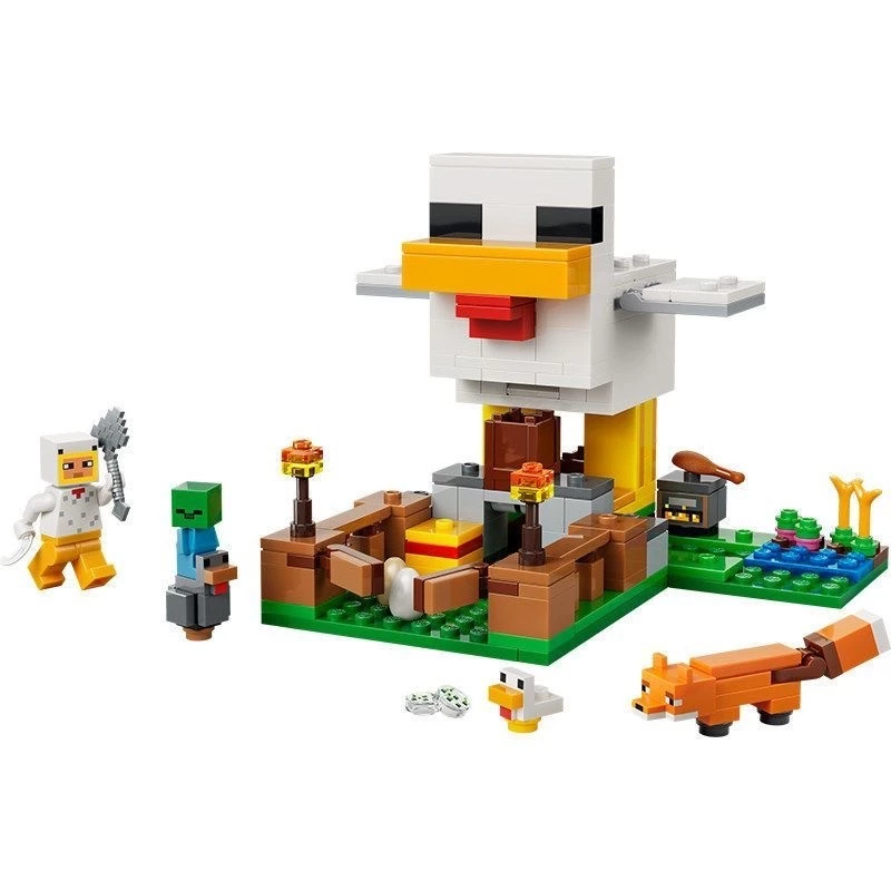 เลโก้ Minecraft ชุด 21585 ฟาร์มไก่ ของเล่นตัวต่อ thumbnail 6