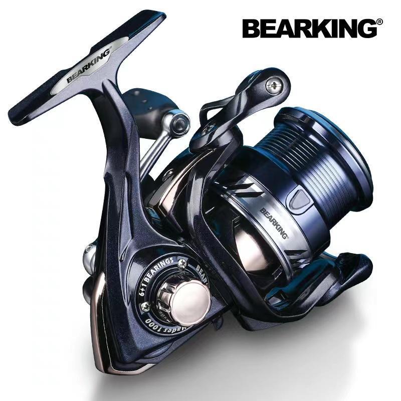 【ส่วนลด】Bearking Hades รอกตกปลา 7BB 5.2:1 ระบบลาก 17lbs ลากสูงสุด ราบรื่นมาก รอกหมุน รอกน้ําเค็ม