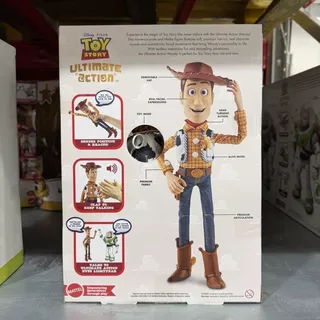 Toy Story Woody เอฟเฟกต์เสียงตุ๊กตาข้อต่อที่สามารถเคลื่อนย้ายเครื่องประดับตุ๊กตาเสียง Buzz Lightyear