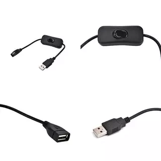 [ใหม่] สาย USB พร้อมสวิตช์ควบคุมไฟสําหรับ Raspberry Pi USB On Off Toggle [TH]