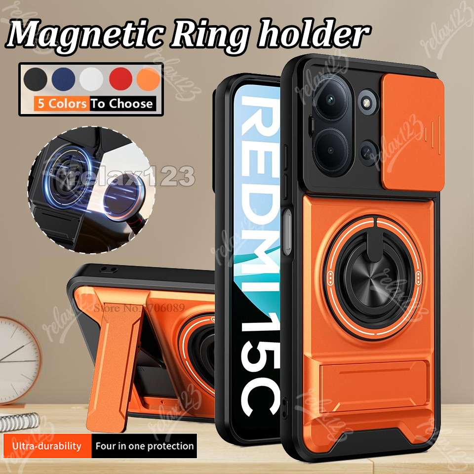 สําหรับ REDMI 15 15C 5G 4G เกราะทนทานกันกระแทกแม่เหล็กสําหรับ Redmi 15 C Redmi15 Redmi15C 15REDMI 4G