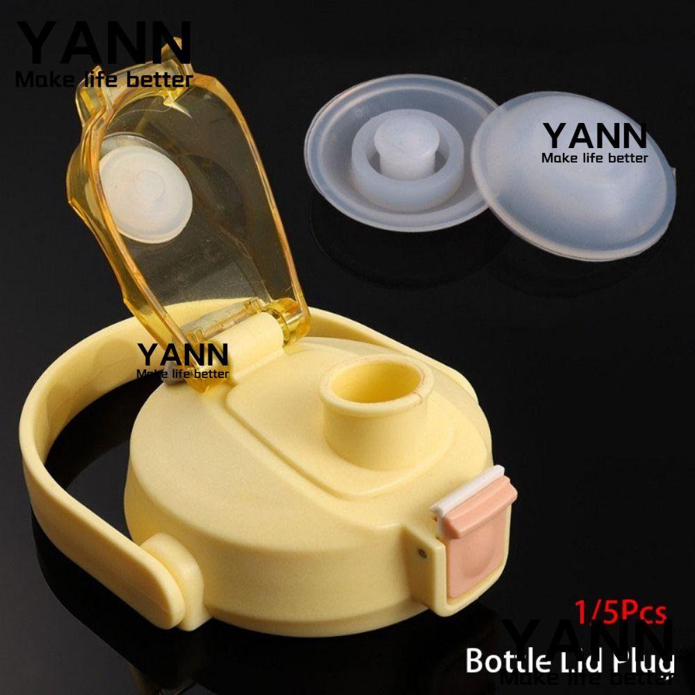 YANN 1/5 ชิ้นซีลปลั๊ก,ขวดน้ําอุปกรณ์เสริมเปลี่ยนฝาขวดปลั๊ก,ถ้วยกาแฟ/กระเป๋าเดินทาง/แก้ว/ขวดสูญญากาศซิลิโคนไม่รั่วไหลฟางหลุม Grommets