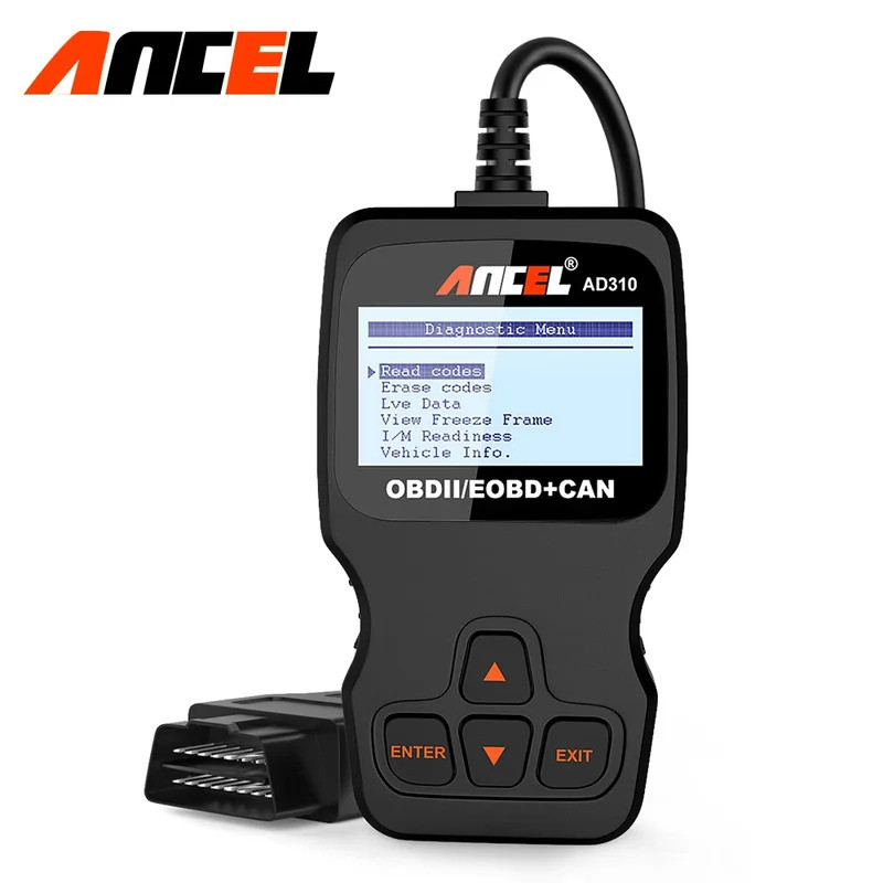 ANCEL AD310 รถ Full OBD2 เครื่องมือวินิจฉัย OBD ll ยานยนต์ Professional Auto Code Reader เครื่องสแกน