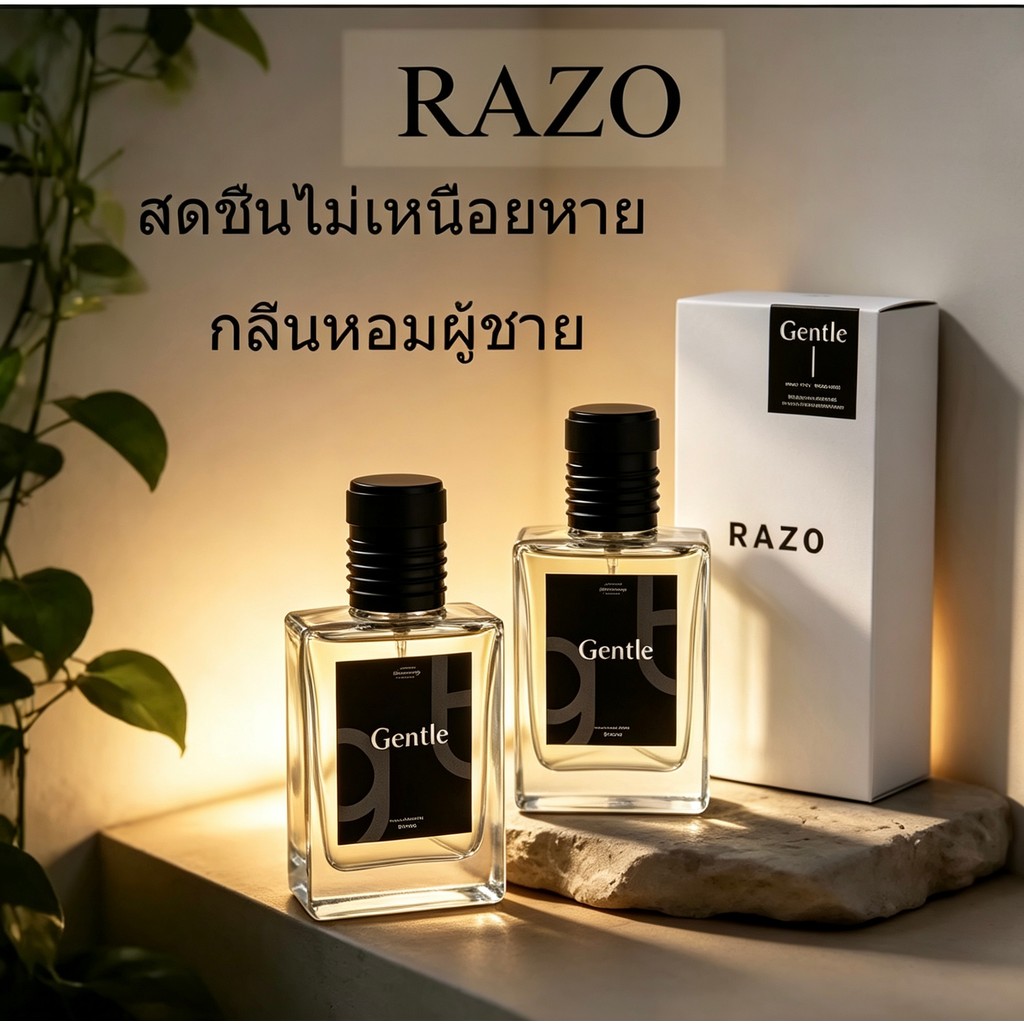 RAZO Gentle น้ำหอมแท้ 30ml ใช้ได้ทั้งผู้ชายและผู้หญิง ติดทนนาน
