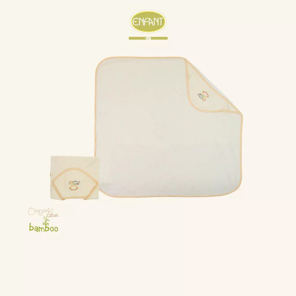 ENFANT ผ้าห่อตัวเด็ก ลายม้าโยกสุดคิวท์ สีครีม ขนาด 72X72 ซม. ER6S50