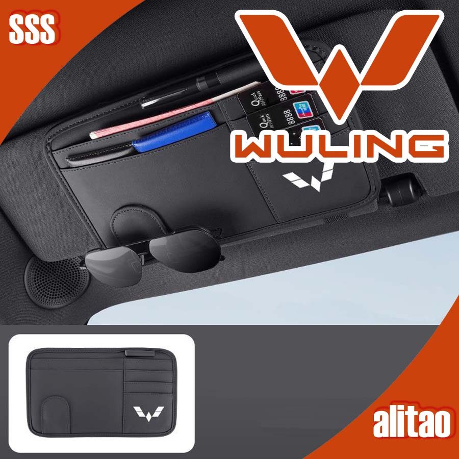 [READY]WULING Starlight Darion EV Car sun visor storage card holder WULING AIR EV Eyeglass clip hold
