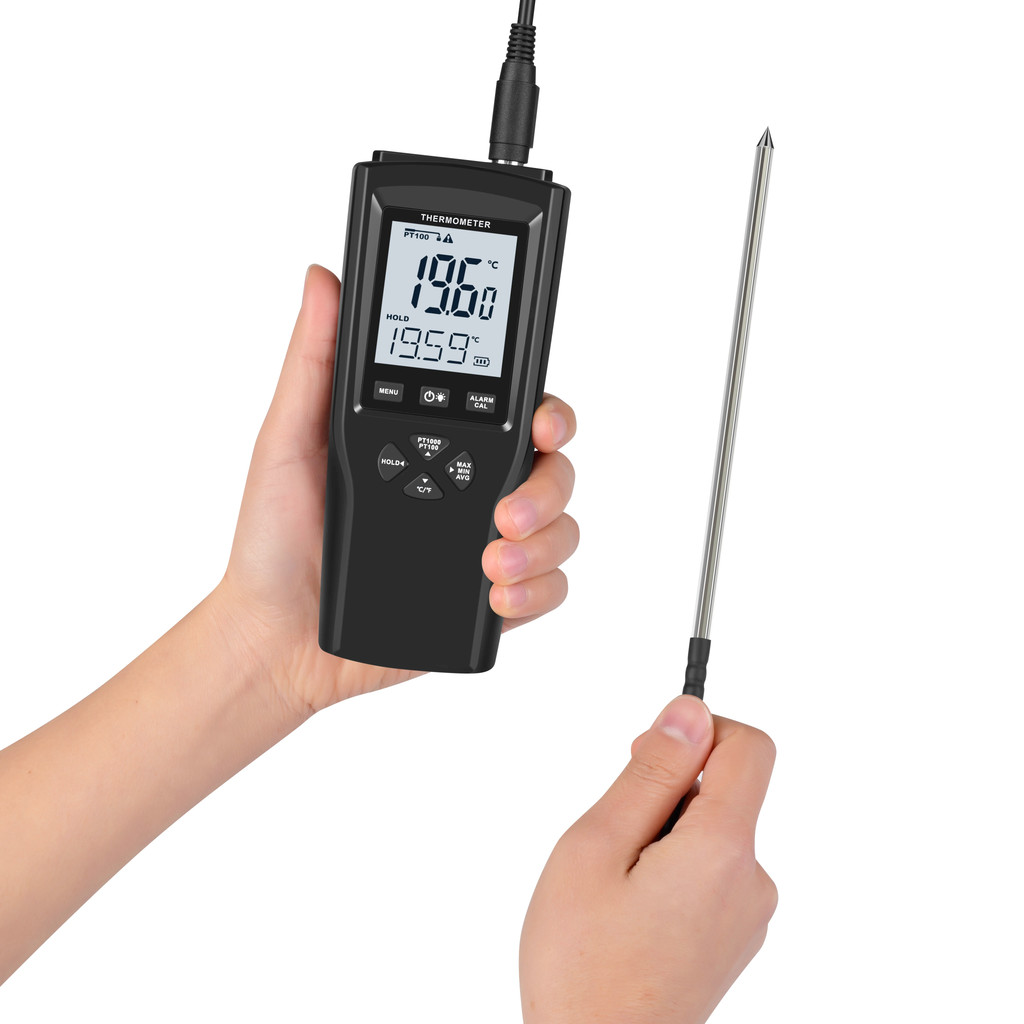 ใหม่แท้ YET-710 อุณหภูมิสูงความแม่นยําสูง RTD PT100 PT1000 Platinum Digital Temperature Data Logger&