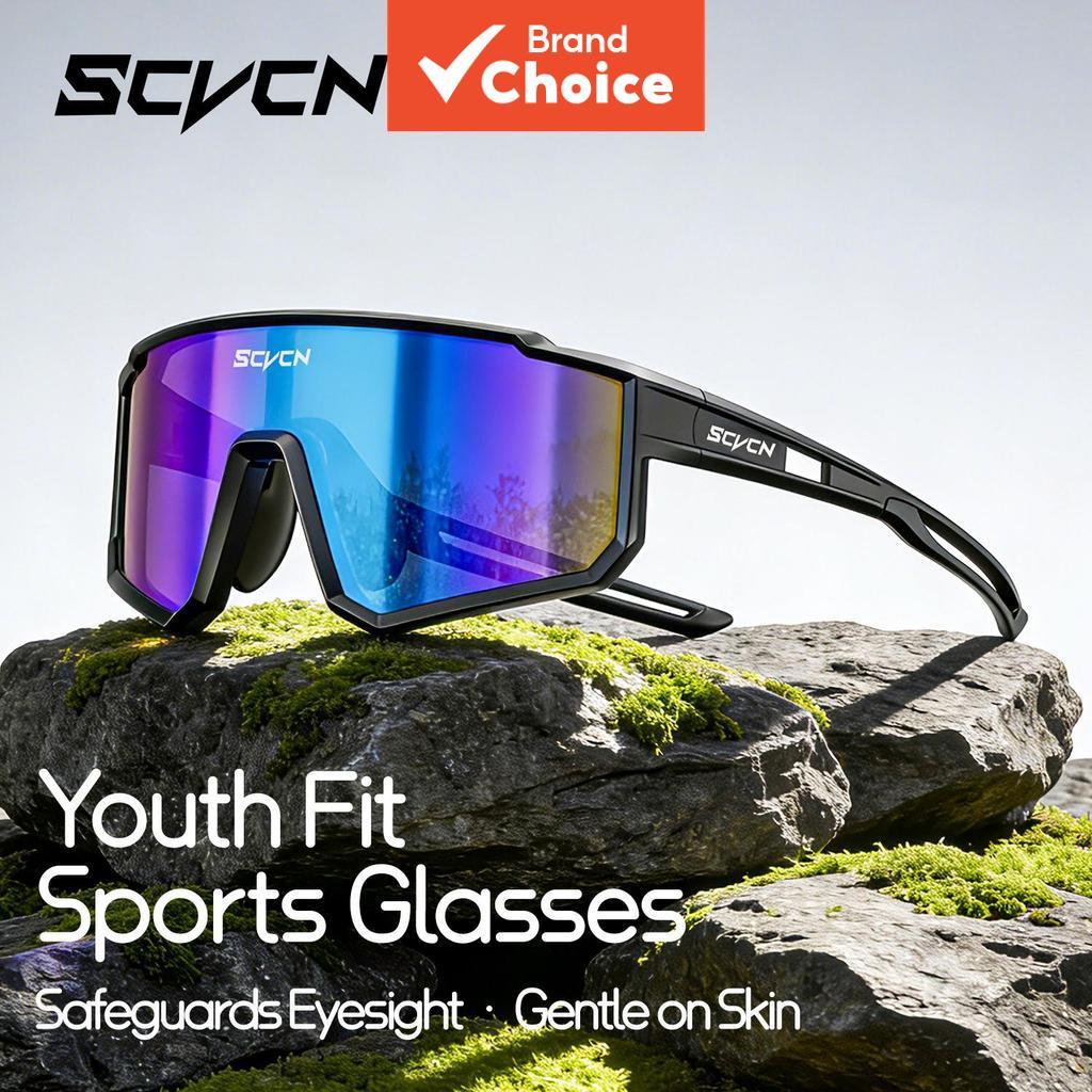 เด็กใหม่ขี่จักรยาน sunglass สําหรับเด็กกลางแจ้งแว่นตาจักรยานเสือหมอบเด็กเฉดสีสําหรับชายหญิง MTB Camping เดินป่าแว่นตากันแดดวัยรุ่นกีฬา UV400 แว่นตา